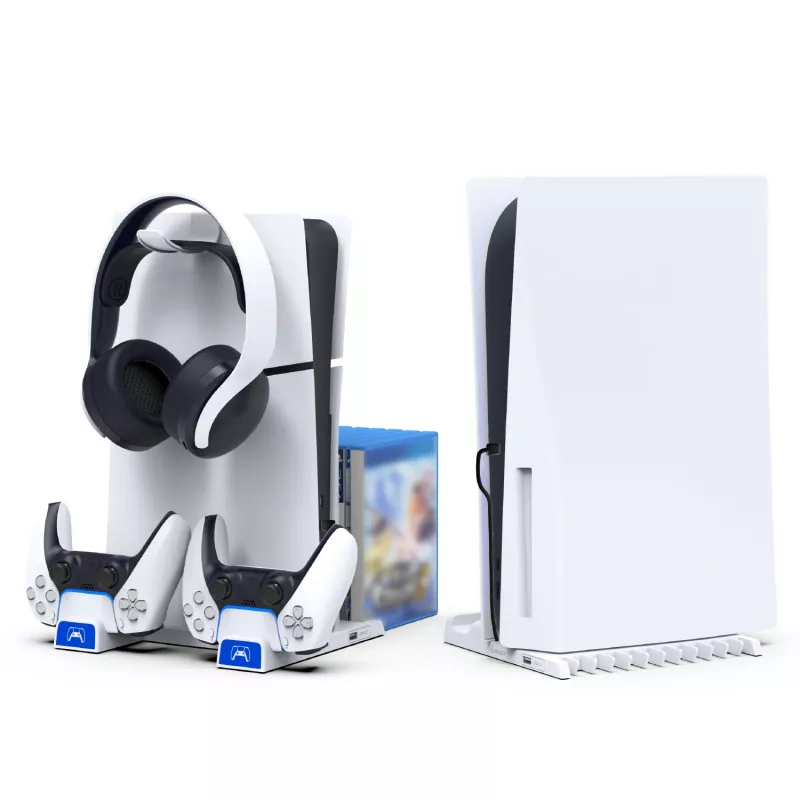 IPEGA Multifunctional Charging Stand for PS5 Slim White