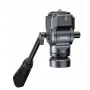 Ulanzi F38 Fluid Video Head 360° Panoramic Oil Damping Tripod Head su Arca-Swiss greito atleidimo sistema, 3 kg apkrova, aliuminio lydinys, juoda