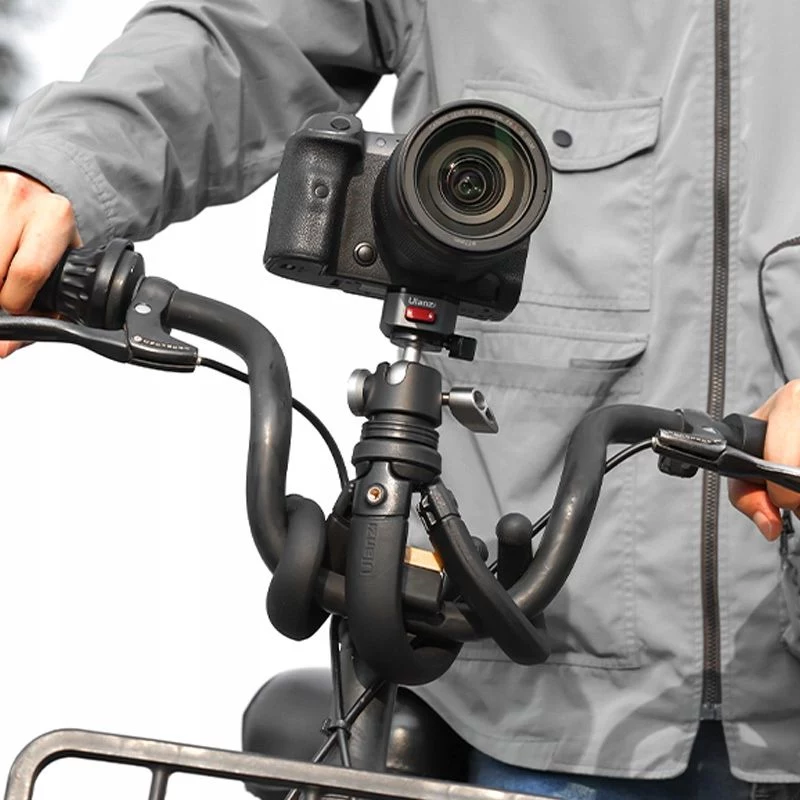 Ulanzi Claw Flexible Tripod Pro su Cold Shoe ir 3x 1/4 inch varžtais kamerai, išmaniajam telefonui, veiksmo kamerai