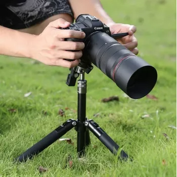 Ulanzi MT-63 Profesionalus Trikojis + Monopodas 145cm Vlog su Telefono Laikikliu ir Prompteriu