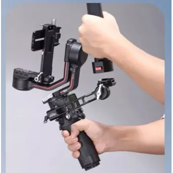 ULANZI NATO Rail Clamp Mount, skirtas DJI Ronin RS 2/RS 3/RS 3 Pro/RS 3 Mini – juodas