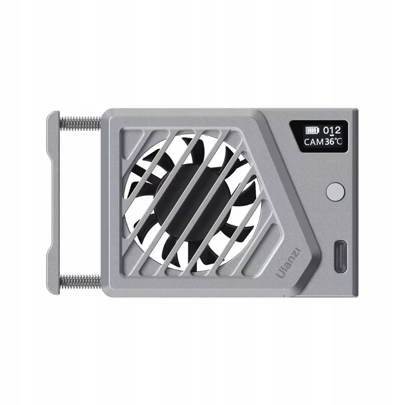 Ulanzi CA25 Camera Cooling Fan for Sony Canon Fujifilm Nikon Panasonic Mirrorless Cameras, sidabrinis
