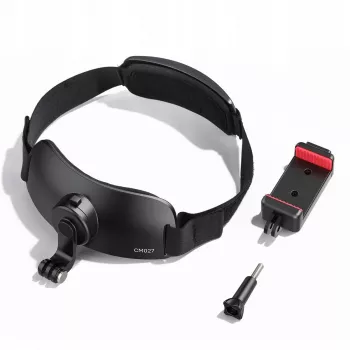 Ulanzi CM027 Head Strap Mount, tvirtinimas ant galvos, skirtas GoPro, DJI, SJCAM, Xiaomi, Insta360, išmaniesiems telefonams