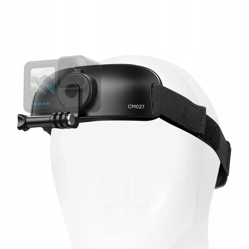 Ulanzi CM027 Head Strap Mount, tvirtinimas ant galvos, skirtas GoPro, DJI, SJCAM, Xiaomi, Insta360, išmaniesiems telefonams