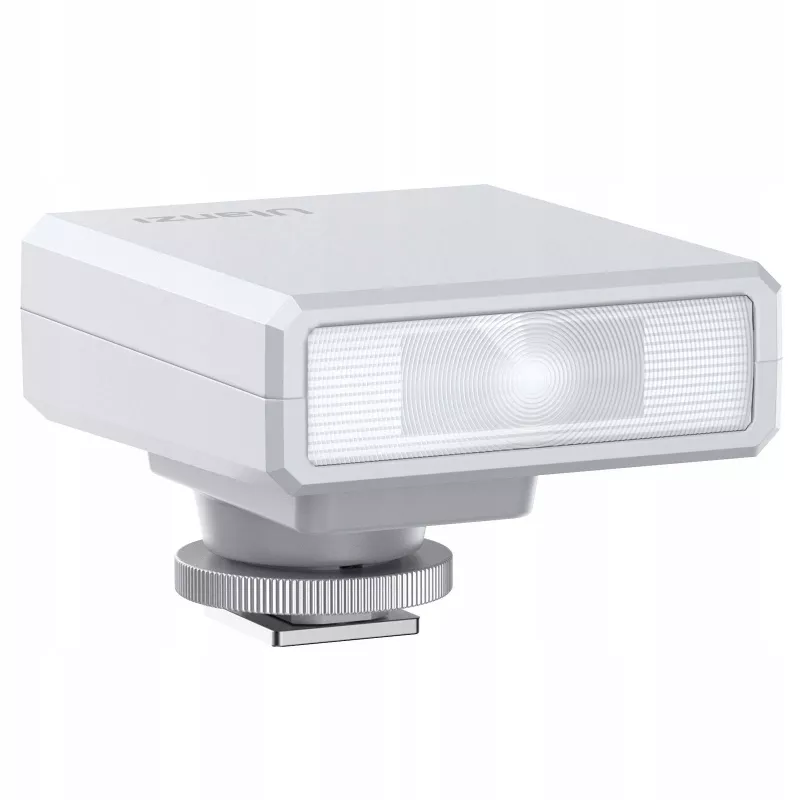 Ulanzi F12 GN12 RGB LED Video Light su Cold Shoe adapteriu, 2500K-9000K, 6W, 2000mAh, Baltas