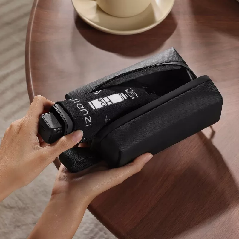 ULANZI CO70 Kietas Dėklas su Nuimamu Kaklo Dirželiu, skirtas DJI Osmo Pocket 3, Juodas