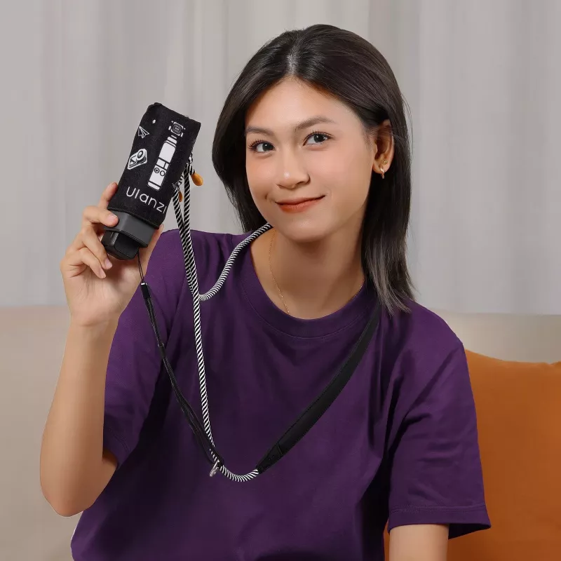 ULANZI CO71 Kieto korpuso laikymo krepšys, skirtas DJI Osmo Pocket 3, su kaklo dirželiu