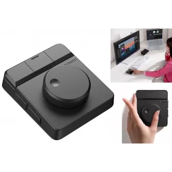 ULANZI D100H Bluetooth 5.0 Haptic Video Controller su rotaciniu rankenėle ir OLED ekranu