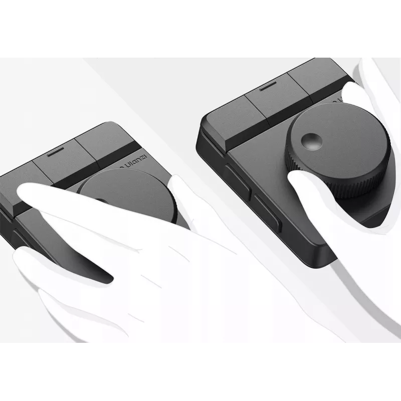 ULANZI D100H Bluetooth 5.0 Haptic Video Controller su rotaciniu rankenėle ir OLED ekranu
