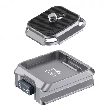 ULANZI C061 Greito atleidimo plokštelės adapteris, skirtas DJI RS 2/3/4 serijos gimbals - suderinamas su Arca-Swiss