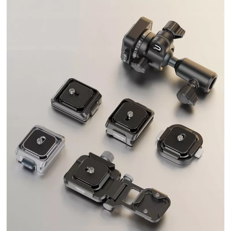 ULANZI C061 Greito atleidimo plokštelės adapteris, skirtas DJI RS 2/3/4 serijos gimbals - suderinamas su Arca-Swiss