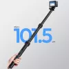 ULANZI VL03 Magic Arm Super Clamp su šarnyrine rankena, 1/4 inch tvirtinimas, juoda