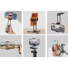 ULANZI SK29 Magic Arm Phone Tripod Mount su Arca-Swiss greito atleidimo plokštele, 1/4 colio sriegiu, Cold Shoe, juodas