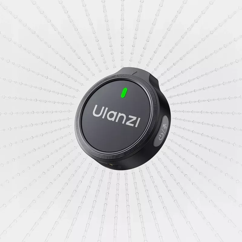 Ulanzi A21 belaidė mikrofonų sistema 2.4GHz Dual Lavalier segtukiniai su USB-C imtuvu ir įkrovimo dėklu