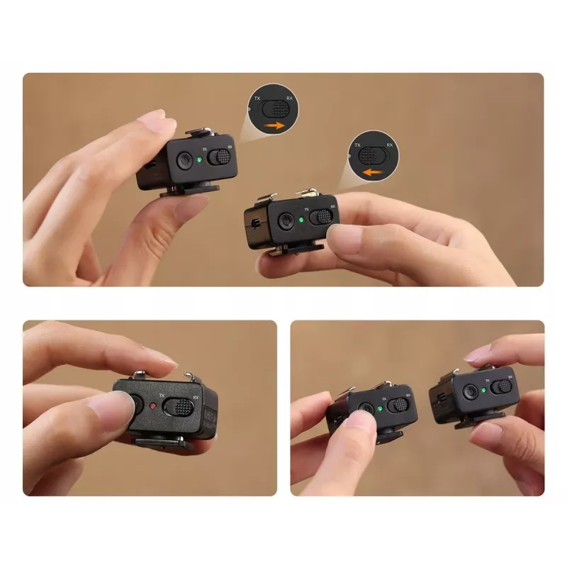 ULANZI LA10 2.4GHz belaidis blykstės trigeris TX/RX USB-C