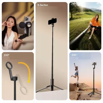 ULANZI SK26 MagSafe Selfie Stick Tripod 2-in-1 113cm Juoda