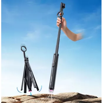 ULANZI SK-21 Auto-Open 2-in-1 Tripod & Selfie Stick 180cm su MagSafe magnetiniu telefono laikikliu ir Bluetooth nuotolinio valdymo pulteliu