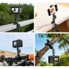 ULANZI EA03 Super Clamp Crab Clamp su 1/4 inch sriegiu ir Cold Shoe laikikliu, skirtas Magic Arm