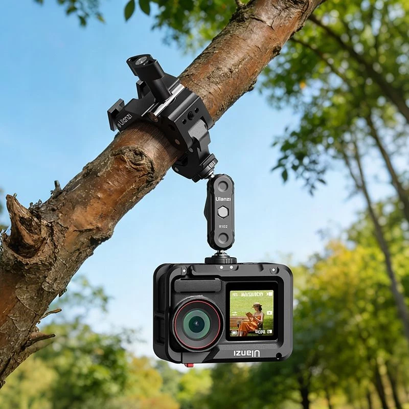 ULANZI EA03 Super Clamp Crab Clamp su 1/4 inch sriegiu ir Cold Shoe laikikliu, skirtas Magic Arm
