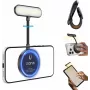 Ulanzi M10 L289 Magnetinis LED Šviestuvas su Lanksčia Kakleliu, Suderinamas su MagSafe, 2700K-6500K, Nuolatinis Ryškumo Reguliavimas, 800mAh, USB-C