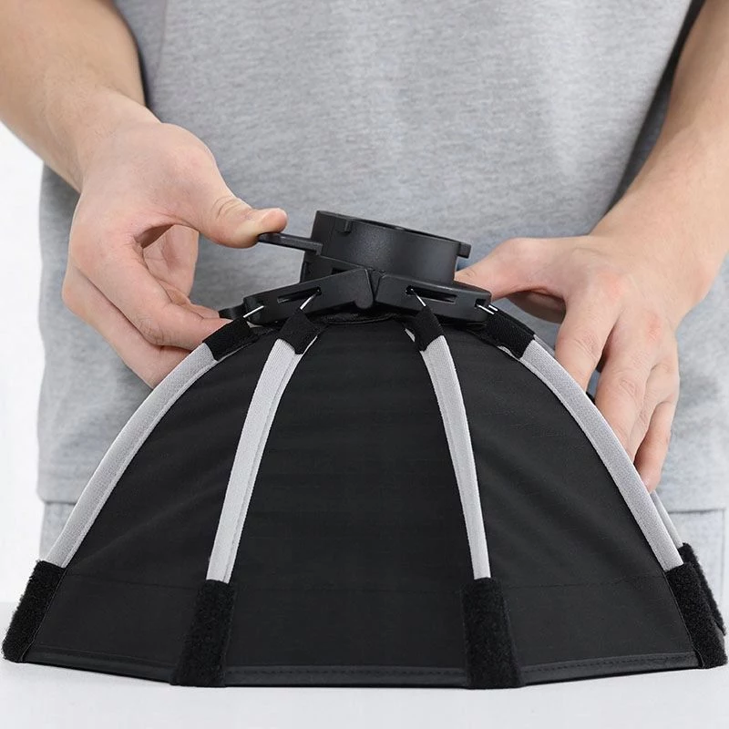 Ulanzi Fold QS30 30cm Octagonal Softbox with Grid, Quick Release, Mini Bowens Mount