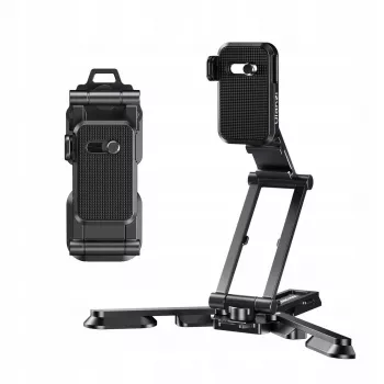 ULANZI CO81 Mantis Tripod su Arca-Swiss QR plokštele, 1/4 colio sraigtu, skirtas kamerai/telefonui/vlogui