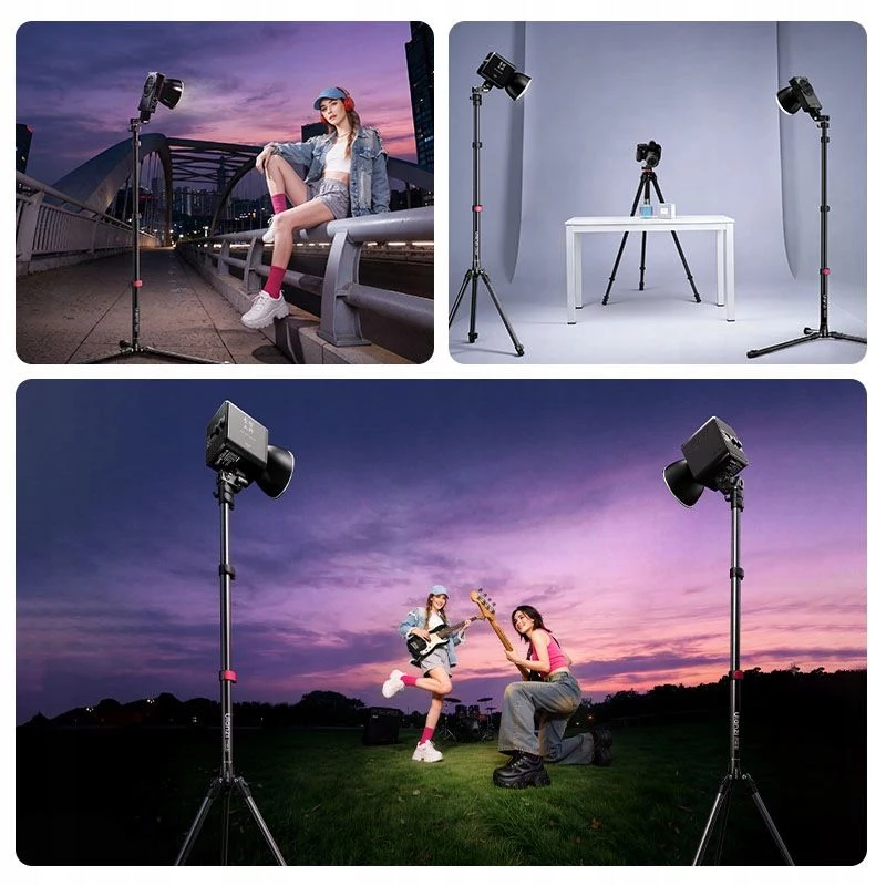 Ulanzi TT43II Mini Tripod / Lighting Stovas - 43cm, 2kg apkrova, juoda
