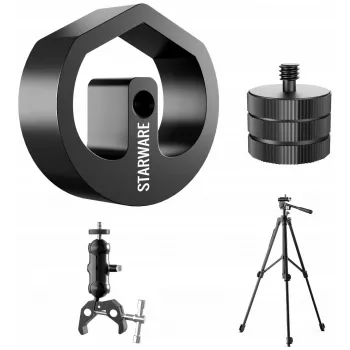STARWARE Tripod Mount Adapter su 1/4 colio ir 3/8 colio sriegiais, skirtas Starlink Mini / M62