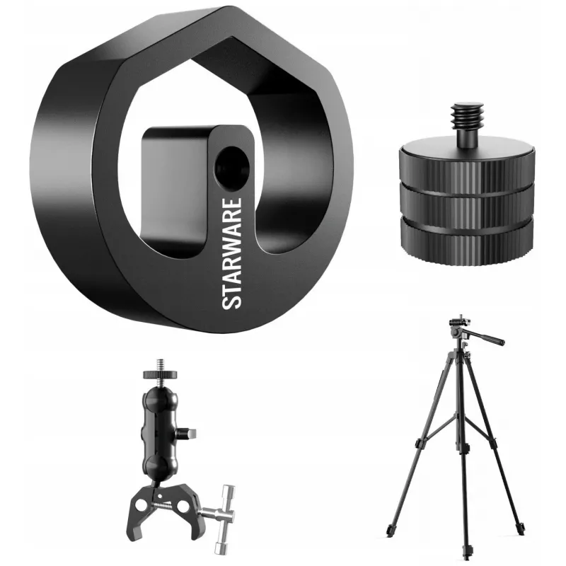 STARWARE Tripod Mount Adapter su 1/4 colio ir 3/8 colio sriegiais, skirtas Starlink Mini / M62