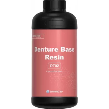 SHINING DT02-LRP Dental Denture Base 3D Resin 1kg Pink
