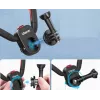 Ulanzi T011GBB1 Lankstus kaklo laikiklis, skirtas GoPro / SJCAM / Xiaomi / DJI / Insta360