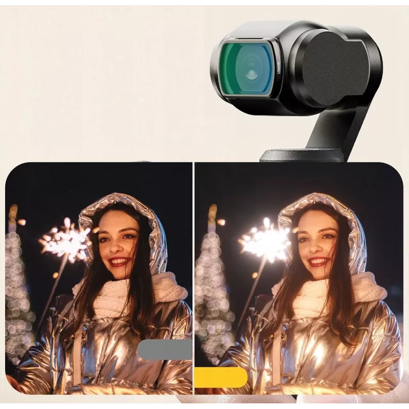 Ulanzi PK-01 Black Mist 1/4 filtras, skirtas DJI Osmo Pocket 3