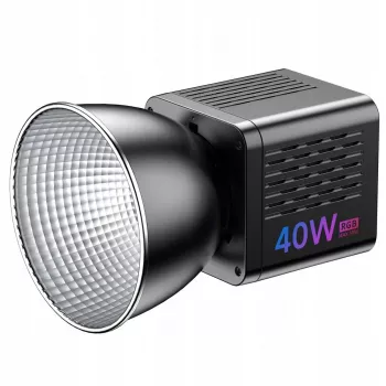 Ulanzi L024 40W RGB Bi-Color LED Video Light su 1/4 inch-20 laikikliu, 2500-6500K, CRI/TLCI >95