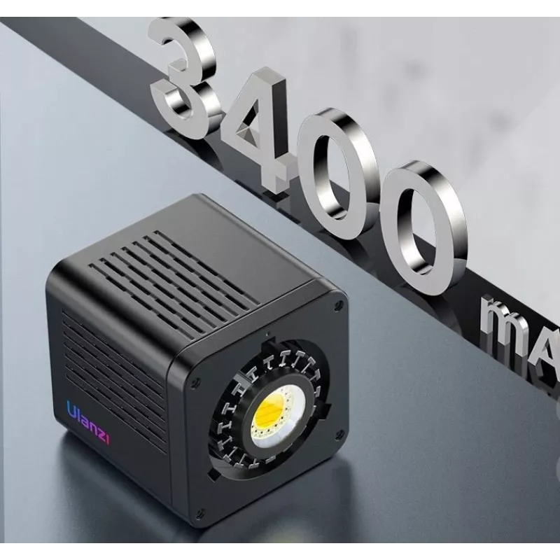 Ulanzi L024 40W RGB Bi-Color LED Video Light su 1/4 inch-20 laikikliu, 2500-6500K, CRI/TLCI >95