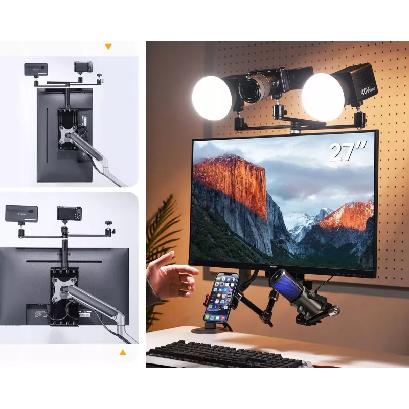 ULANZI VESA Monitor Mount Adapter - Juodas
