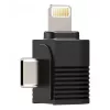 Ulanzi A100 Lightning Adapter for Microphone to iPhone 14 13 12 11 X 8
