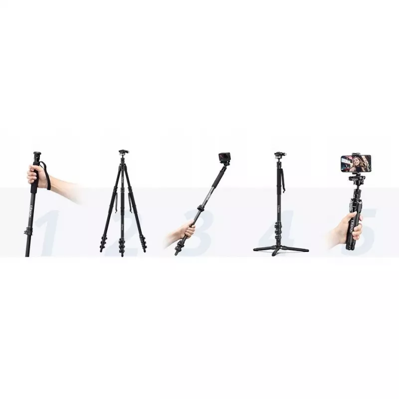 Ulanzi TT35 T068 5-in-1 Professional Photo Tripod 146cm Carbon Fiber