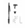 ULANZI TT35 Professional Carbon Fiber Monopod 130cm su Fluid Head DSLR fotoaparatams