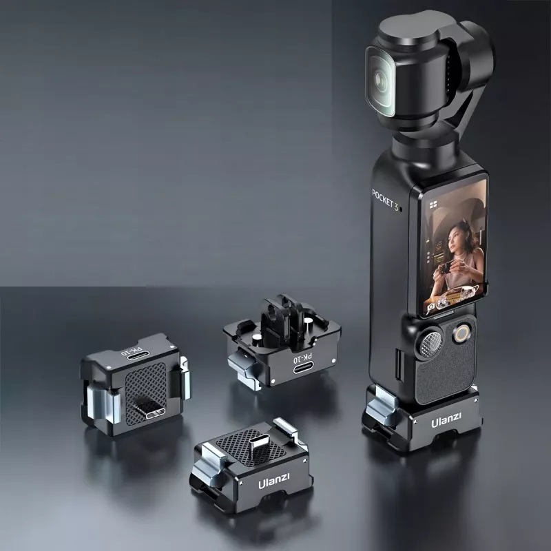 Ulanzi PK-10 Adapter for DJI Osmo Pocket 3 - 1/4 inch Arca-Swiss GoPro Mount
