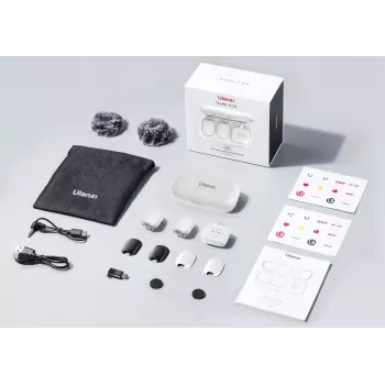 Ulanzi A30 Tiny belaidis garso perdavimo rinkinys - USB-C, baltas