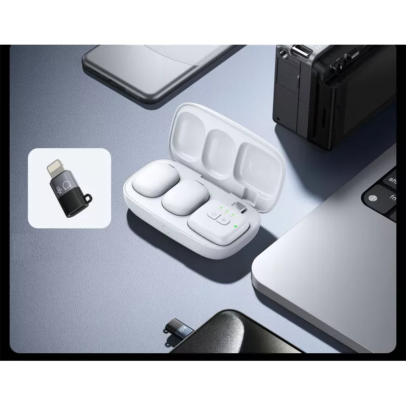 Ulanzi A30 Tiny belaidis garso perdavimo rinkinys - USB-C, baltas