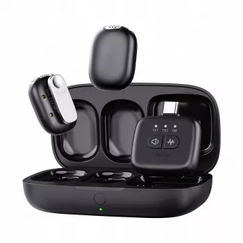 Ulanzi A30 Tiny belaidis garso perdavimo rinkinys - USB-C, juoda