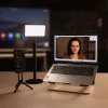 ULANZI K6500 9W RGB LED vaizdo įrašų užpildymo šviesa su magnetiniu laikikliu, „Bluetooth“ programėlės valdymu, OLED ekranu