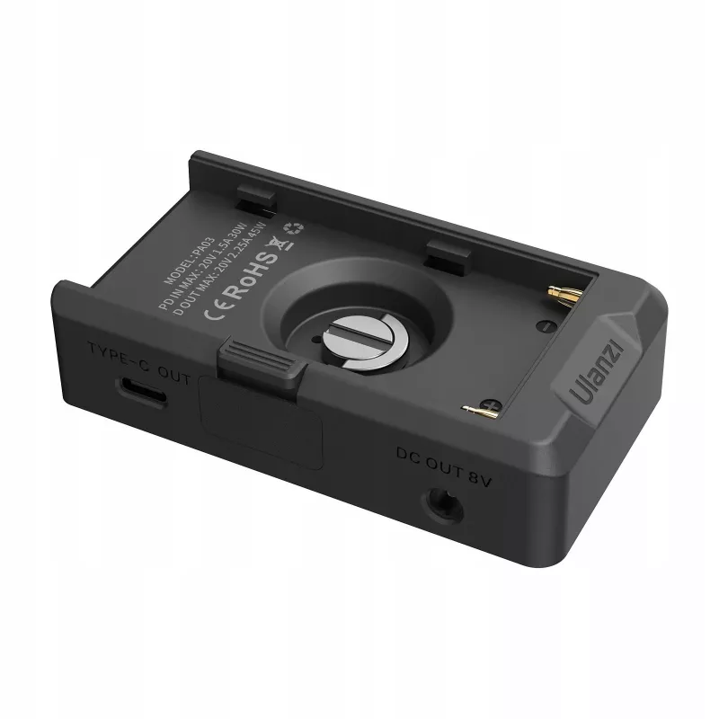 ULANZI PA03 USB-C PD maitinimo plokštė Sony NP-F serijos baterijoms