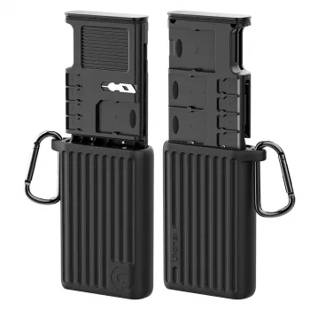 Ulanzi MCR-02 USB-C 3.1 Gen 1 SD/MicroSD kortelių skaitytuvas – kosminė pilka