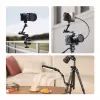 Ulanzi HD02 Super Clamp Crab Clamp su 1/4 colio ir 3/8 colio sriegiais Magic Arm laikikliui
