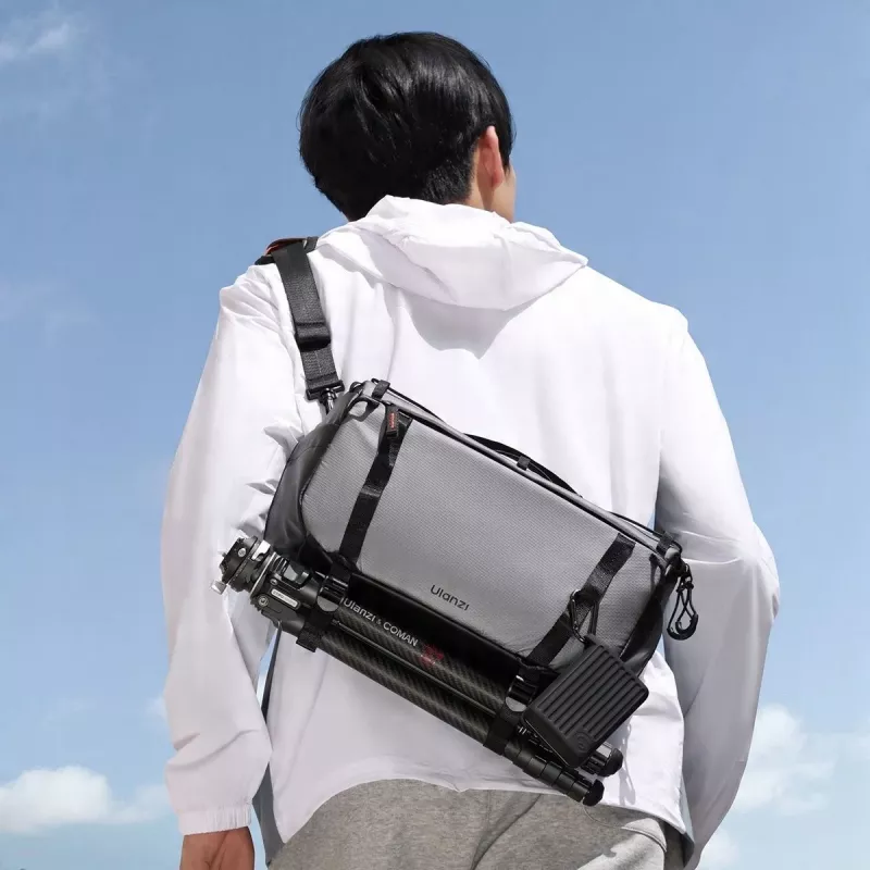 ULANZI SU02 Sling Crossbody Camera Bag for Mirrorless Camera, Drone, Action Camera - Black