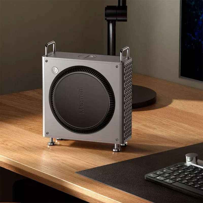 Ulanzi QT01 Docking Station, skirta Mac Mini, Space Gray