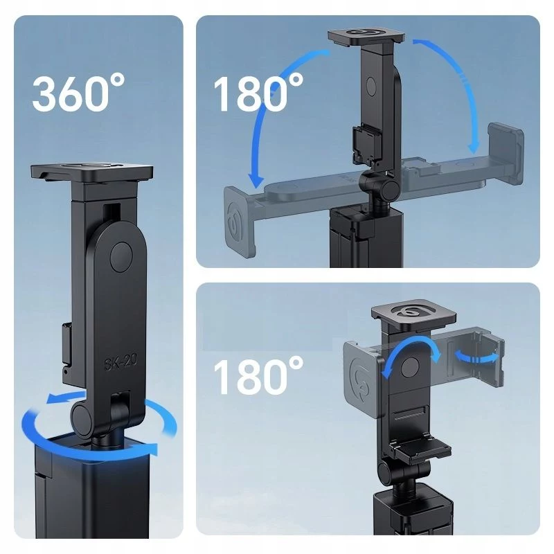 ULANZI SK-20 3-in-1 Travel Tripod Grip Stand Phone Holder for Smartphone