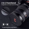K&F Concept M-Cap Magnetinis objektyvo dangtelis 77mm Juodas